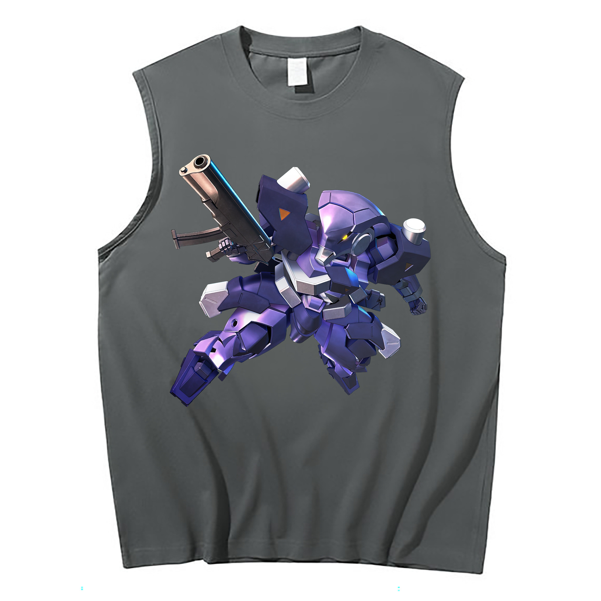 （画像用） 機動戦士ガンダム Mobile Suit Gundam コットン100％タンクトップ（フロントプリント）